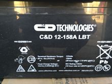 大力神蓄電池C&D12-158ALBT 12V158AH 現貨批發  質保三年