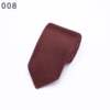 Knitted fashionable tie, trend multicoloured arrow, 7cm