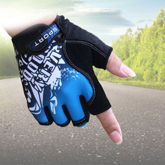 Half-finger gloves for men, summer sun protection, anti-slip, anti-UV, Korean version, outdoor super elastic cycling gloves, drop shipping