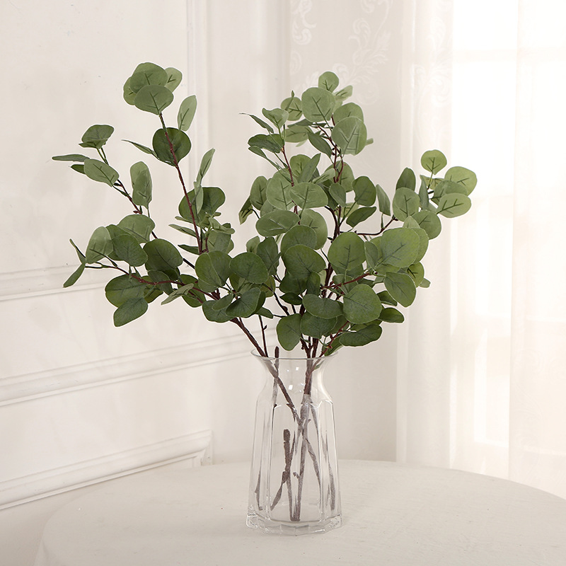 simulation Botany Northern Europe Eucalyptus Money to ground a living room Home Furnishing decorate Decoration flower arrangement Manufactor Direct selling
