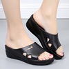 Fashionable high comfortable non-slip wear-resistant slippers for leisure, 2019, city style, wholesale
