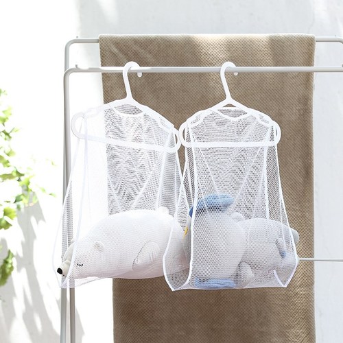 Factory direct sales pillow drying artifact balcony clothes drying rack household multi-functional pillow drying doll mesh bag drying pillow