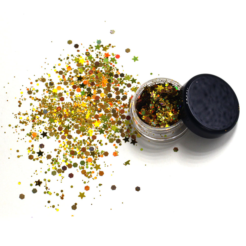 Colorful Pattern Colorful Sequin Tattoos & Body Art 1 Piece