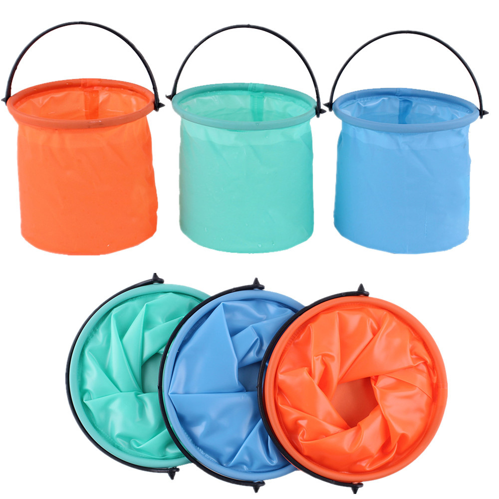 1 pluma portátil contenedor de lavado plegable arte pequeño cubo con compartimento acrílico acuarela gouache cepillo de pintura pluma Cubo de lavado