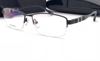 Business comfortable half -frame Z titanium close -the -vision glasses titanium cue rack ultra -light men ZT19827