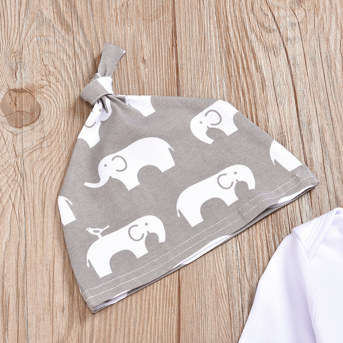 Elephant Print Three-piece Fashion Children's Clothing display picture 8