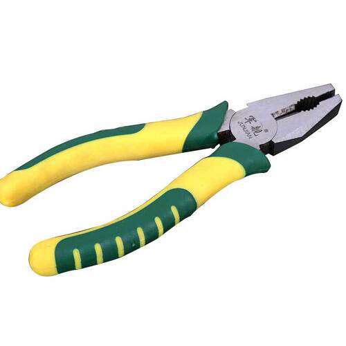 Plastic handle 8-inch wire pliers wholesale pliers 6-inch labor-saving flat-nose pliers vise electrician pliers