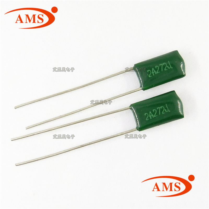 100V272J 2A272J 0.0027uf 2.7NF CL11绿色涤纶电容 全新正品现货