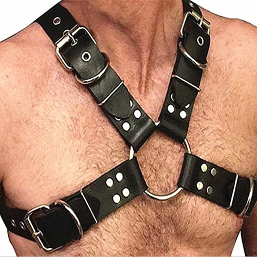 European and American cross-border punk Punk wide restraint rivet men's business belt domineering casual accessories versatile trendy suspenders