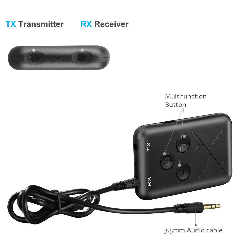 (跨境贸易), беспроводной пусковой устрой, 2 в 1, bluetooth, 3.5 мм