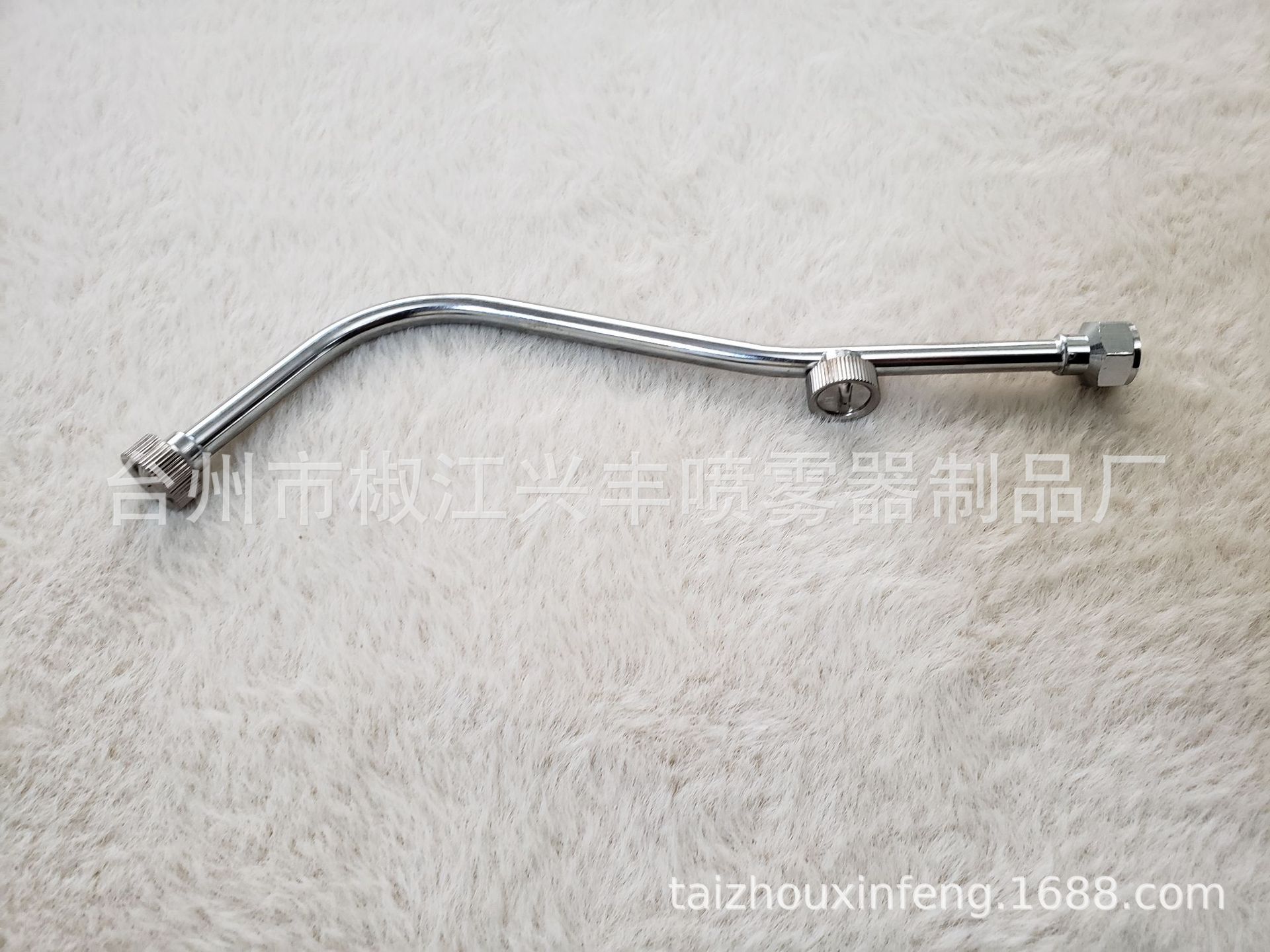 LPT-13喷雾器配件  动力喷雾机不锈钢喷头 25公分双喷头 扇形喷眼