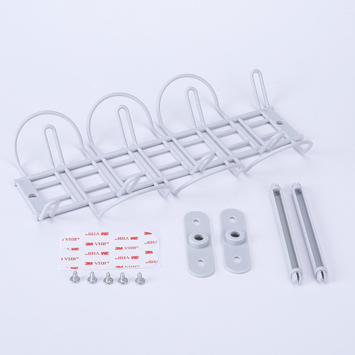2453 Under-the-table power cord plug-in rack, cord board compartment, hanging basket, layered rack, plug-in board storage rack