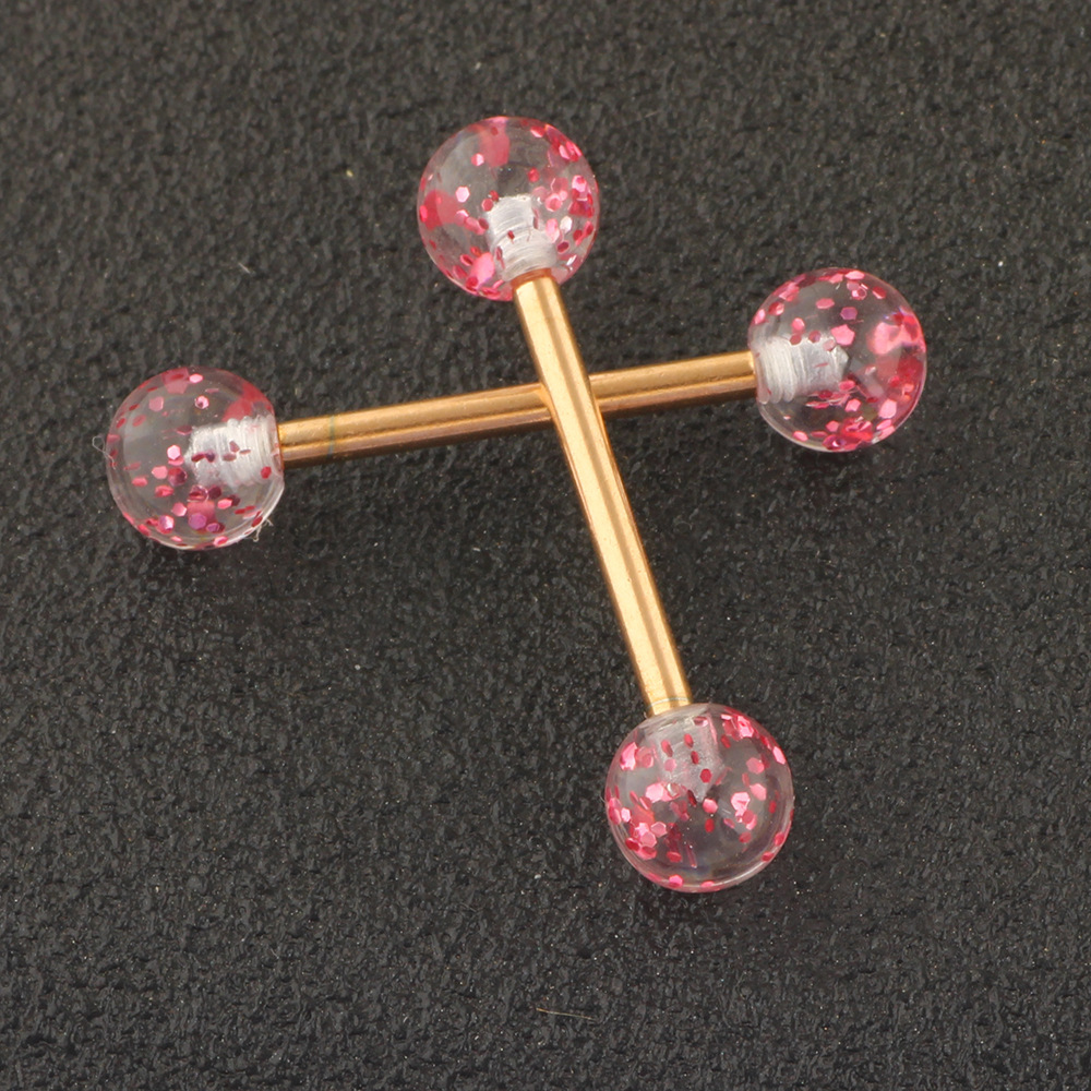 10Pcs Mix Style Body Piercing Jewelry Set Stainless Steel Breast Nipple Rings Tongue Rings Labret Studs Earrings detail image 19