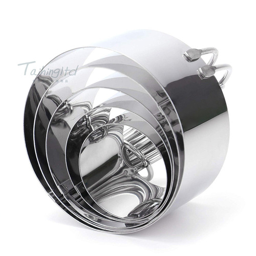 Five-piece stainless steel cookie cutter set, dough cutter, cookie cutter, cookie cutter