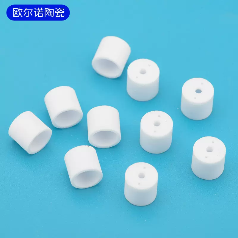 厂家批发高频95瓷 99瓷 工业氧化铝陶瓷管 特种绝缘电子陶瓷座