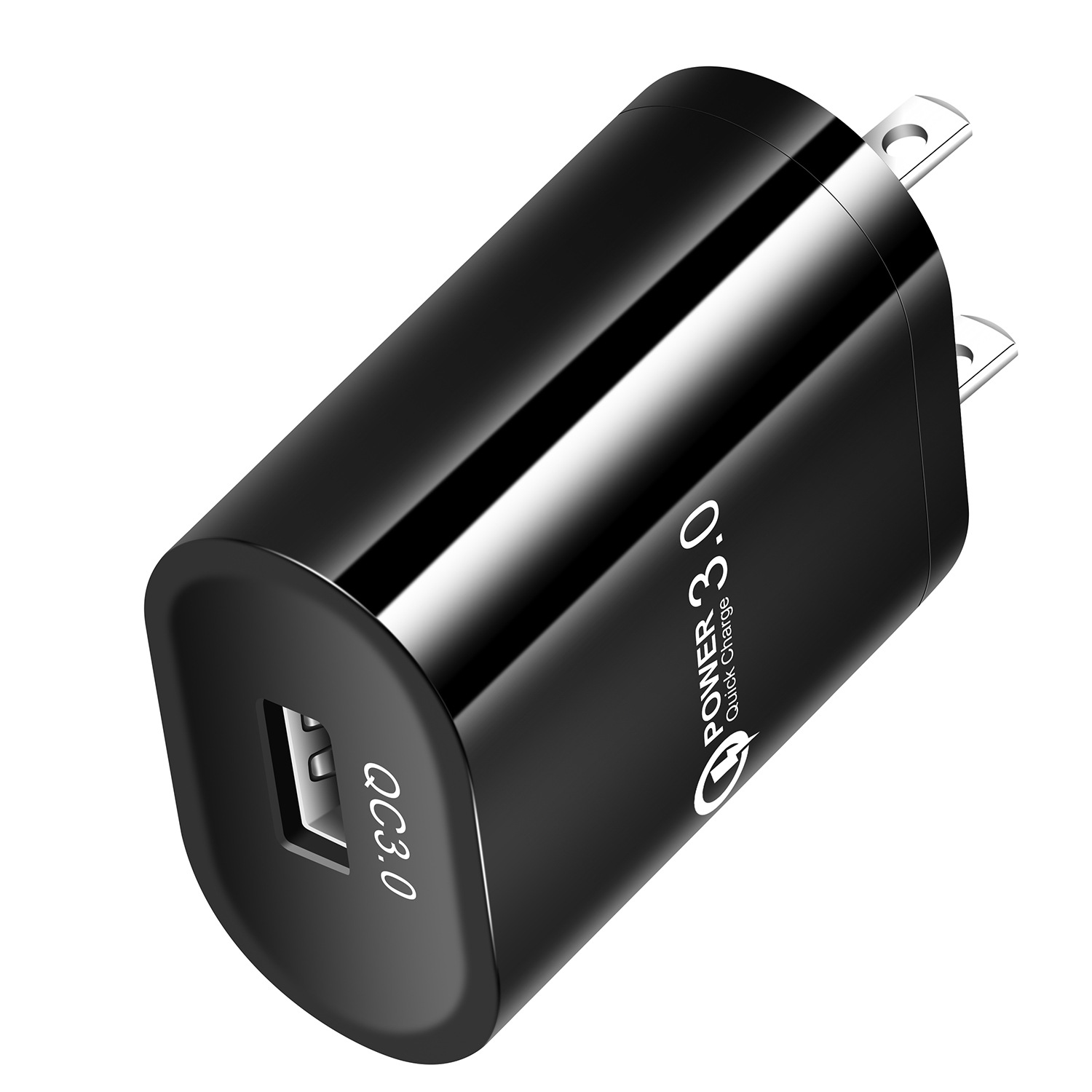 Privatmodell QC3.0 Schnellladekopf, einzelnes USB-Smartphone-Ladegerät_voghion.com