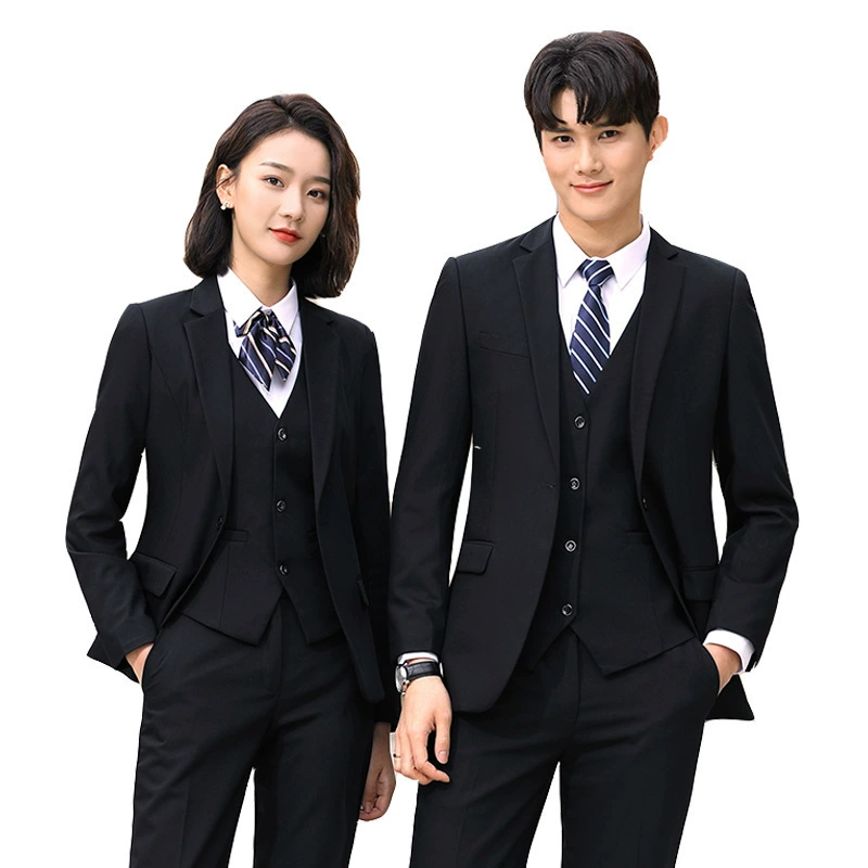 Classic suit jacket for men and women, autumn set for work, slim fit