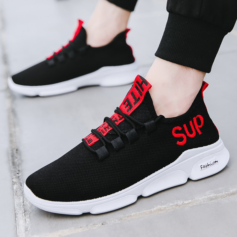 2019 run motion ventilation Versatile Casual shoes Men's Shoes Spring new pattern Men's Shoes Korean Edition Teenagers