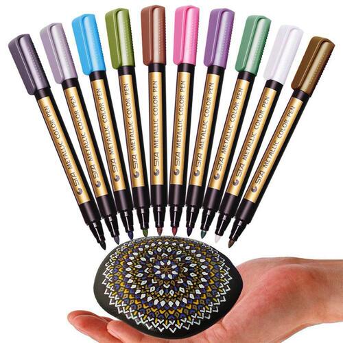 Sta/STA8151 Color Metal Marker Paint Pen Hand-painted Water-based DIY Photo Album Writing 10 Colors