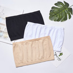 新品一字围无缝抹胸女防走光性感文胸打底无痕内衣无肩带裹胸内衣