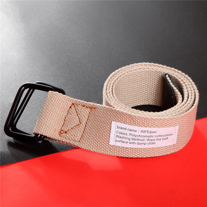 Bringing the bidding side buckle light khaki color