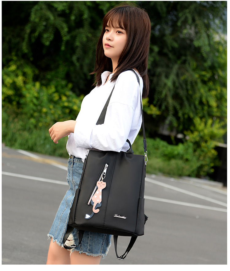 School, Daily Occasion Oxford Cloth Material Waterproof Letter School Daily Women's Backpack Functional Backpack