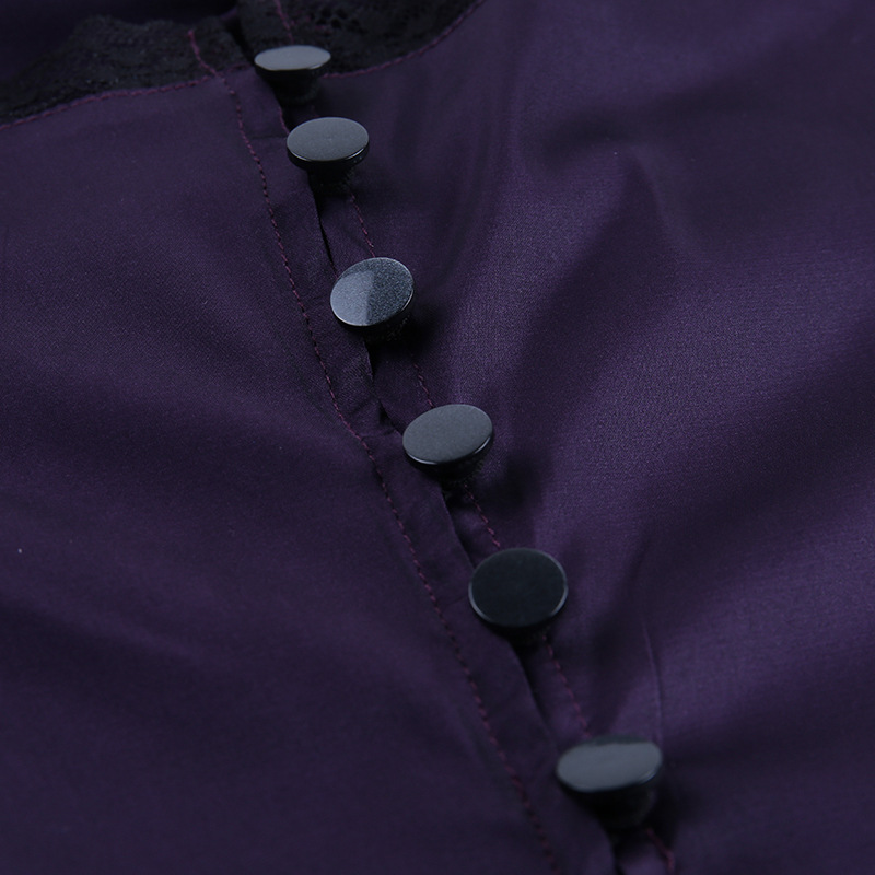 Sling Lace Stitching Pleated Slim Dress NSAFS103041