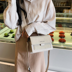Chic women's small handbag 2023 new Korean style small square bag wide shoulder strap fashionable versatile shoulder and crossbody bag trendy wholesale
