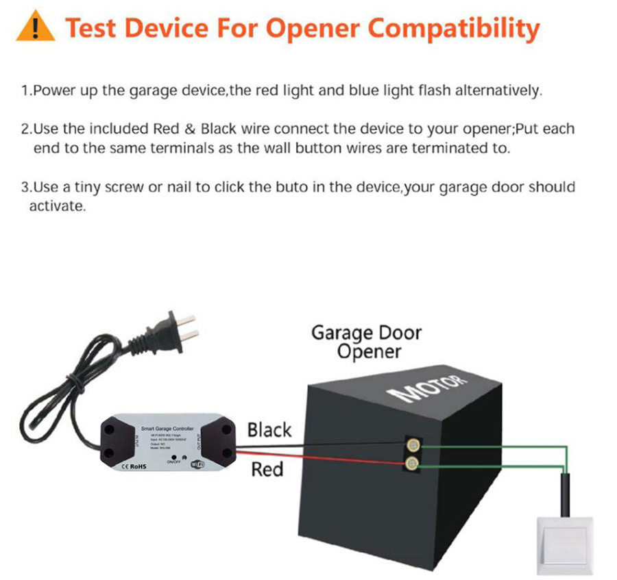  smart life APP WIFI garage controller_voghion.com