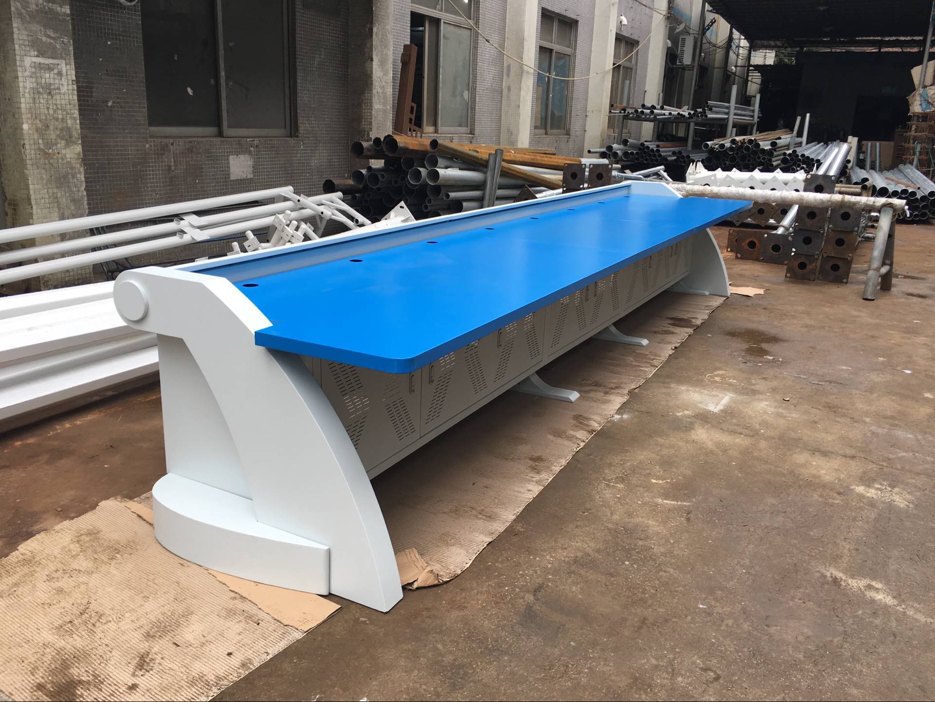 赛德监控操作台设备控制桌监控中心调度台钢制会议播控桌实验台桌