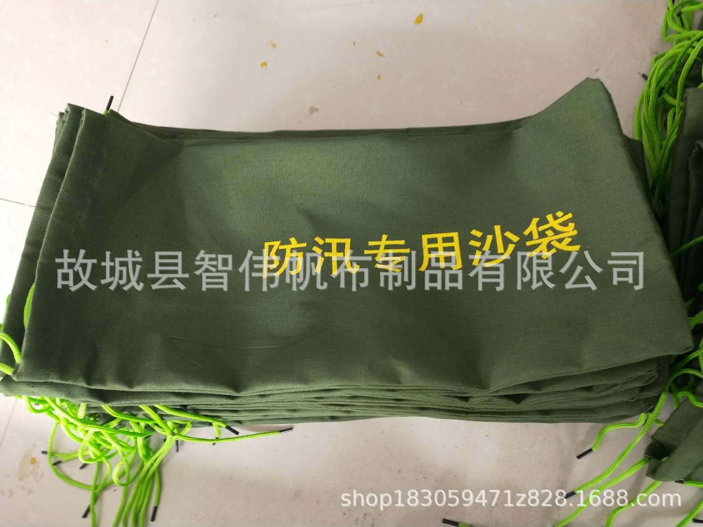 厂家供应防汛专用沙袋 加厚堵漏帆布沙袋 25*50 25*70 30*70定做|ru