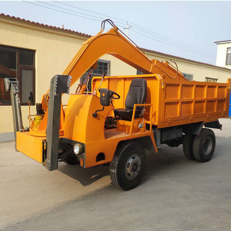 现货自制装载挖掘一体机 河道挖泥挖土四不像随车挖四不像挖掘机