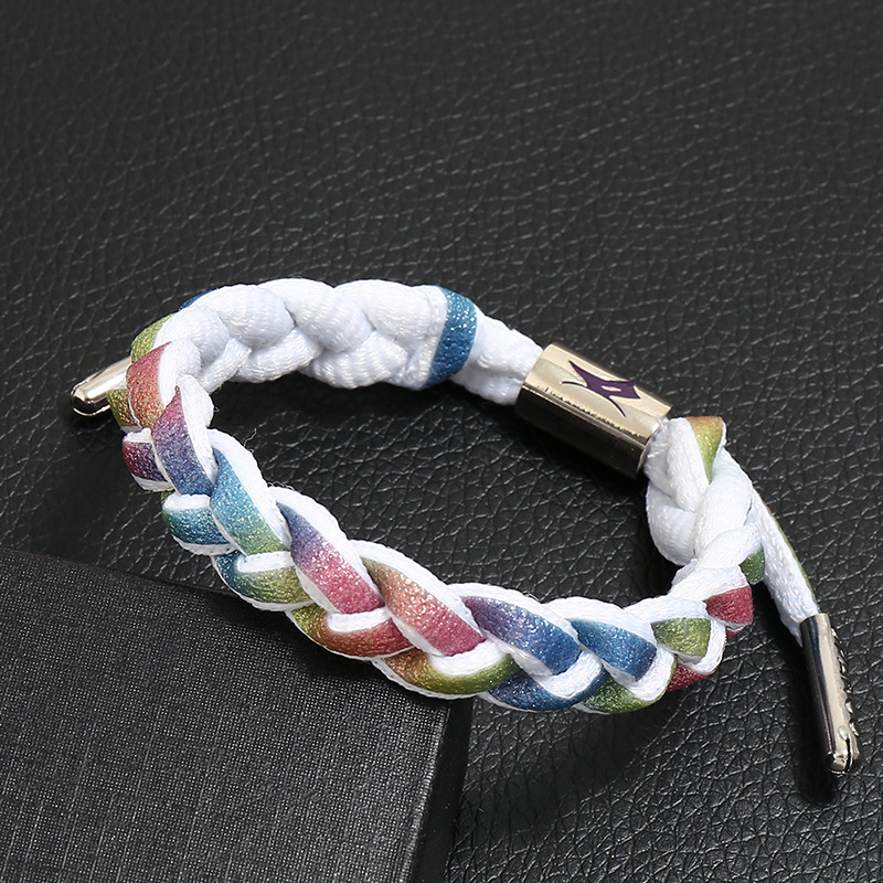 1 Piece Streetwear Color Block Alloy rope Unisex Bracelets