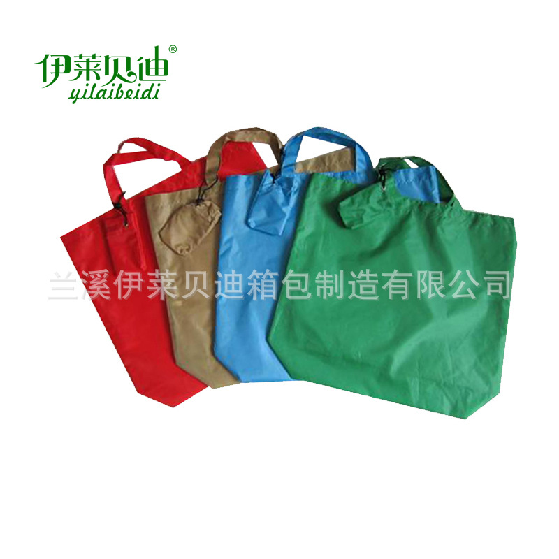 批发涤纶印花折叠袋 手提环保购物袋 折叠购物袋厂家定做印刷logo