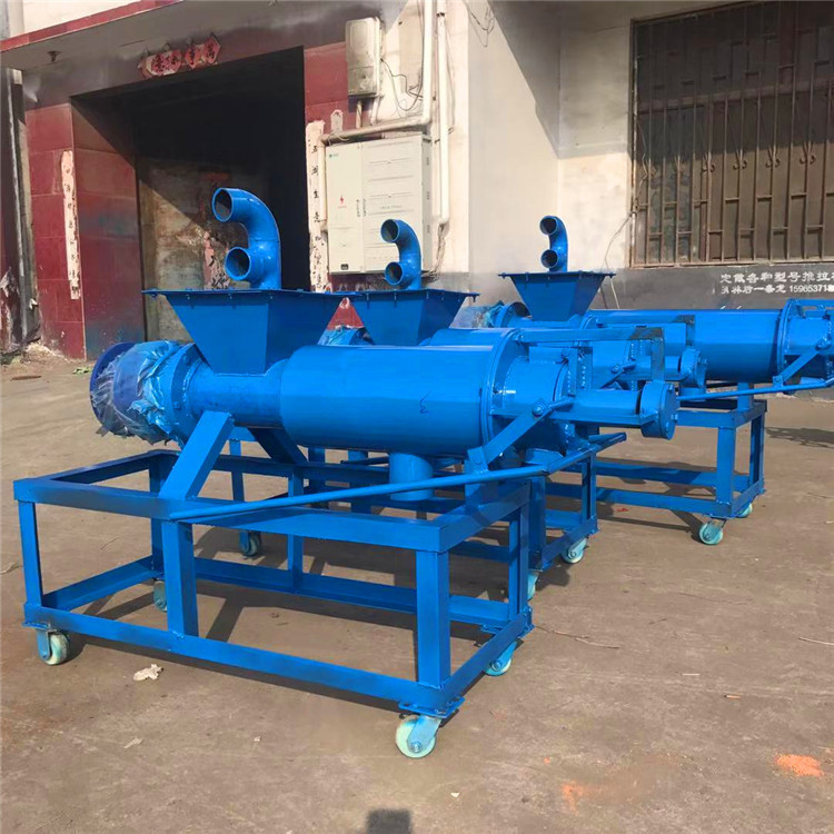 不锈钢螺旋式脱水机 瑞丰干湿分离机 牲口粪便分离机