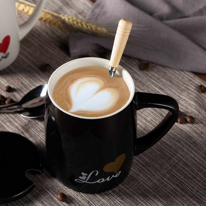 Cucharas de acero inoxidable originales de haya 408 cucharas de acero cucharas de tronco cucharas creativas para niños cucharas al por mayor