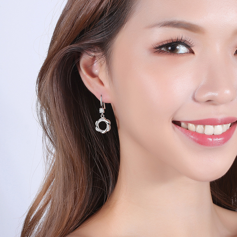 Creative copper earrings