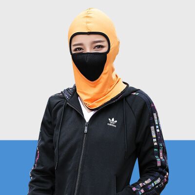 Cycling hood for men outdoor sports bicycle sun protection and dustproof mask hood for women mesh breathable mask hood