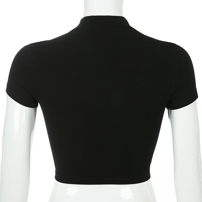 Black Crop T-Shirt