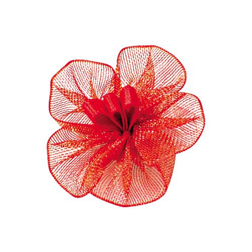 Yao Ming cinta flor decoración hecha a mano 2,2 cm ancho cinta flor accesorios de bricolaje regalo embalaje ropa interior ropa cinta pequeña flor