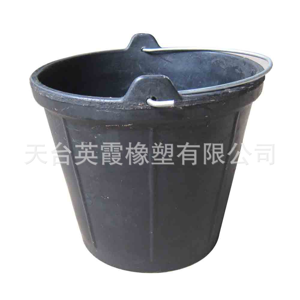 批发 畅销欧美 橡胶水桶 泥灰桶 砂浆桶 饲料桶 金属提手12L-阿里巴巴