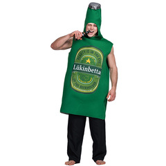 Manufacturer composite sponge funny stage performance costume Halloween creative beer bottle cosplay costume
