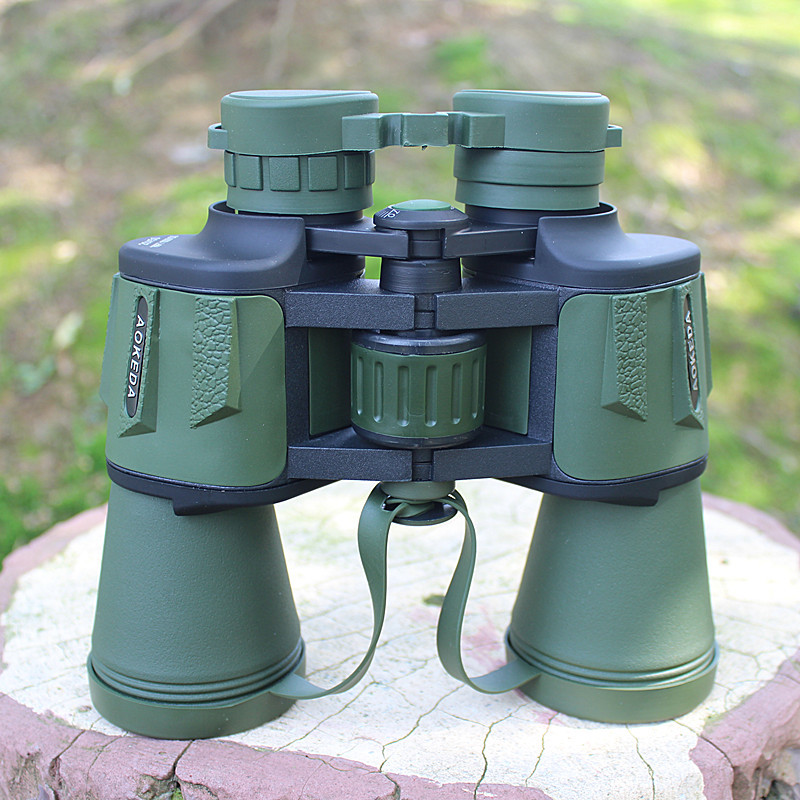 奥刻达新款20X50双筒望远镜 高倍高清微光夜视非红外望远镜绿色款