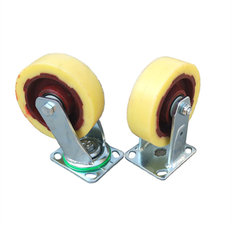 铁心尼龙脚轮  4寸5寸6寸8寸供应重型万向轮 定向 刹车轮子