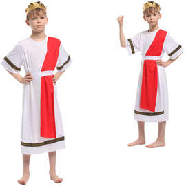 万圣节儿童表演服 幼儿埃及法老王子花童礼服B-0134cos法老服