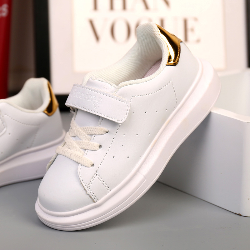 丘特熊儿童小白鞋女童时尚休闲板鞋男女童春季松糕运动鞋子2020新