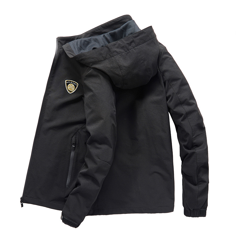 2019 nueva primavera y otoño transfronterizo juventud chaqueta con capucha chaqueta casual hombres chaqueta moda abrigo moda