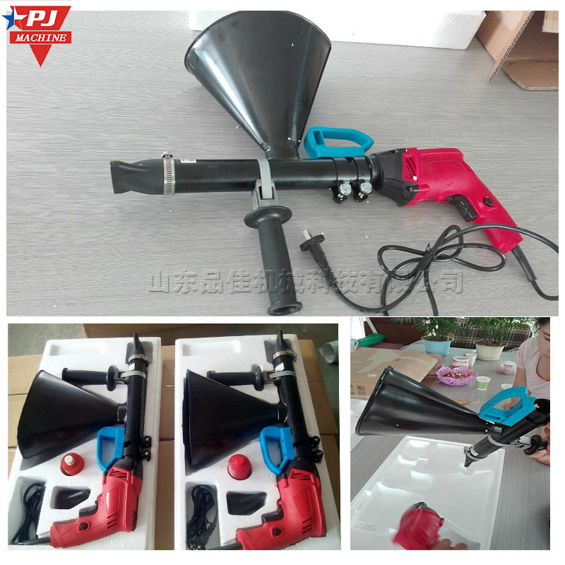 水泥电动填缝枪    手持式瓷砖裂缝灌缝器     小型混凝土填补机