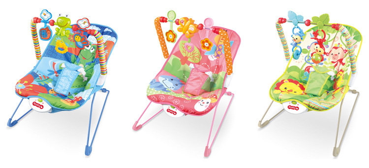 多功能婴儿摇椅躺椅 哄娃震动摇椅 可拆卸0-36个月宝宝安抚椅详情图2