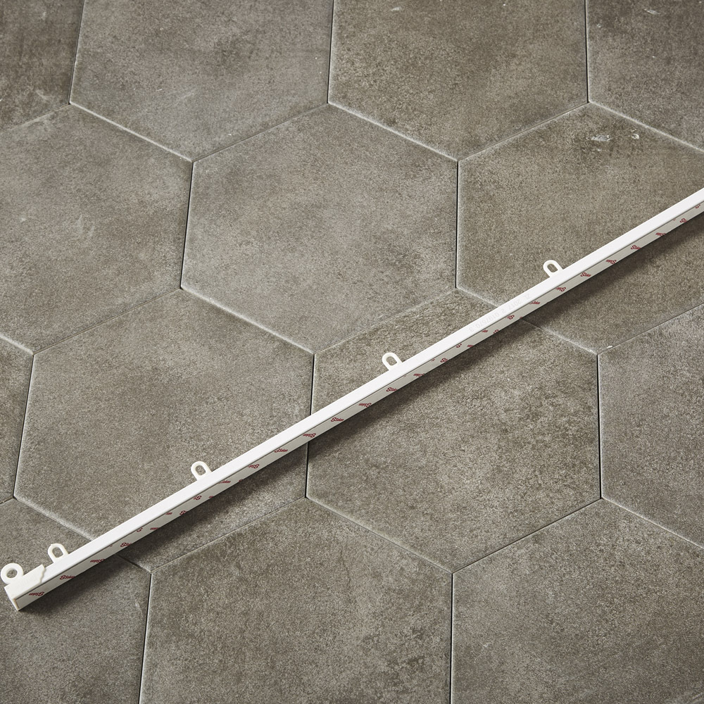 纳米无声窗轨 简易方便自粘轨道 静音窗帘轨道加厚直轨窗帘杆|ms